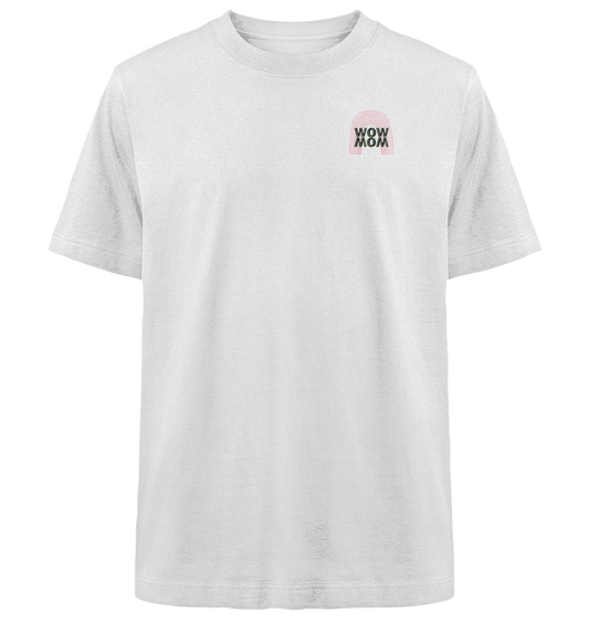 WOW MOM Rainbow Shirt - Dein perfekter Style für jeden Tag  - Heavy Oversized Organic Shirt